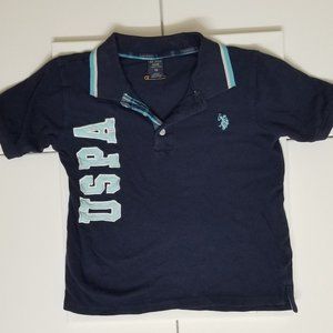 U.S. Polo Assn Blue Dress Shirt Boys Size 10